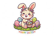 Easter Bunny PNG for Sublimation, an Illustration by VetalStock (Thumbnail 3 of 4)