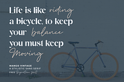 Mango Vintage Free Signature Font, a Sans Serif Font by zeenesia (Thumbnail 6 of 16)