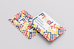Pixel Business Card, a Business Card Template by Faisal Mehmood