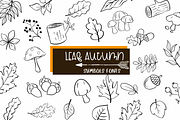 Leaf Autumn| Symbols Fonts, a Symbol Font by Sirinart (Thumbnail 1 of 6)