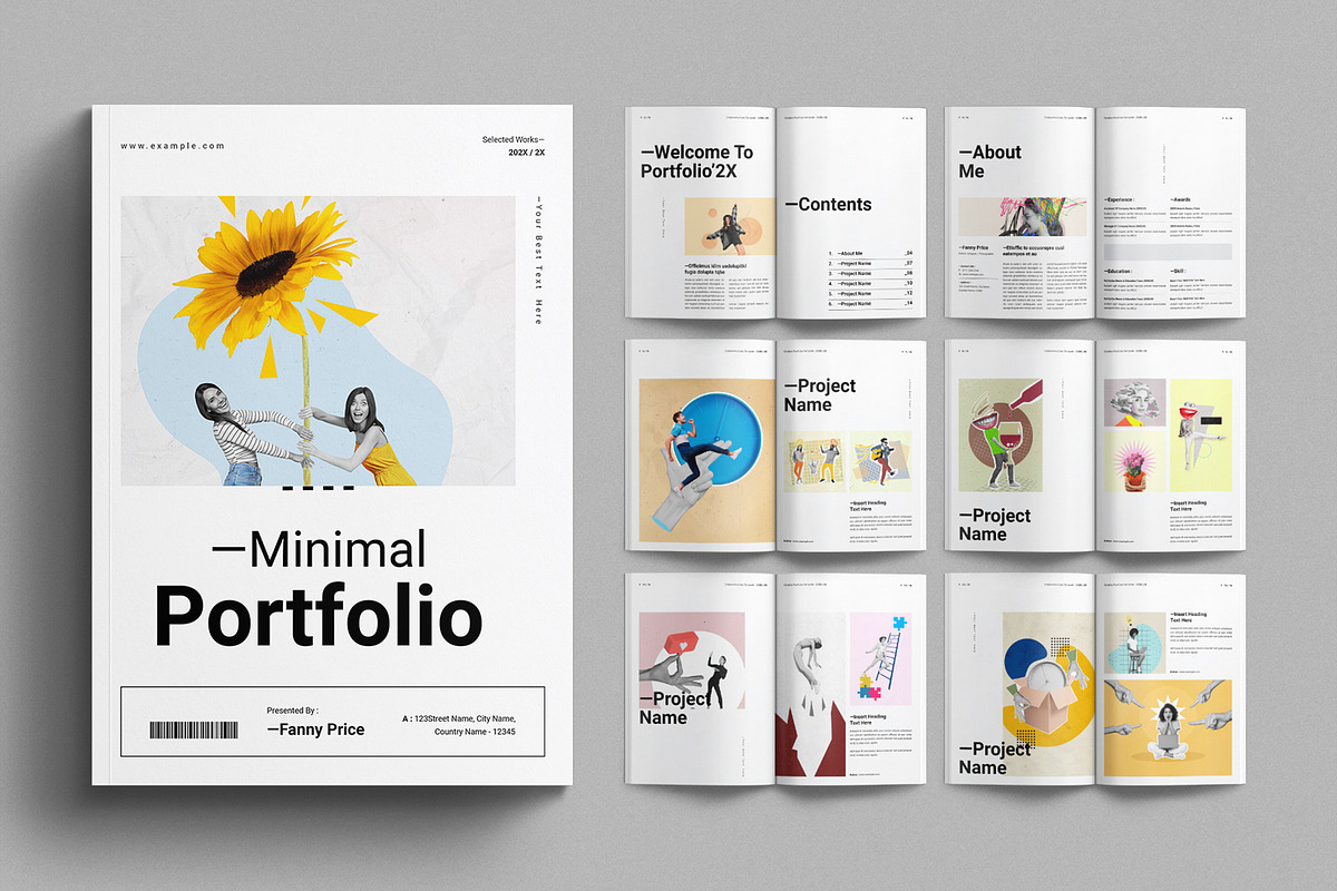 Minimal Portfolio Brochure Template