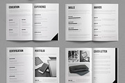 Resume Booklet Template, a Resume Template by ContestDesign (Thumbnail 3 of 3)