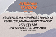 Bathroom Terror, a Sans Serif Font by Gassstype (Thumbnail 6 of 8)