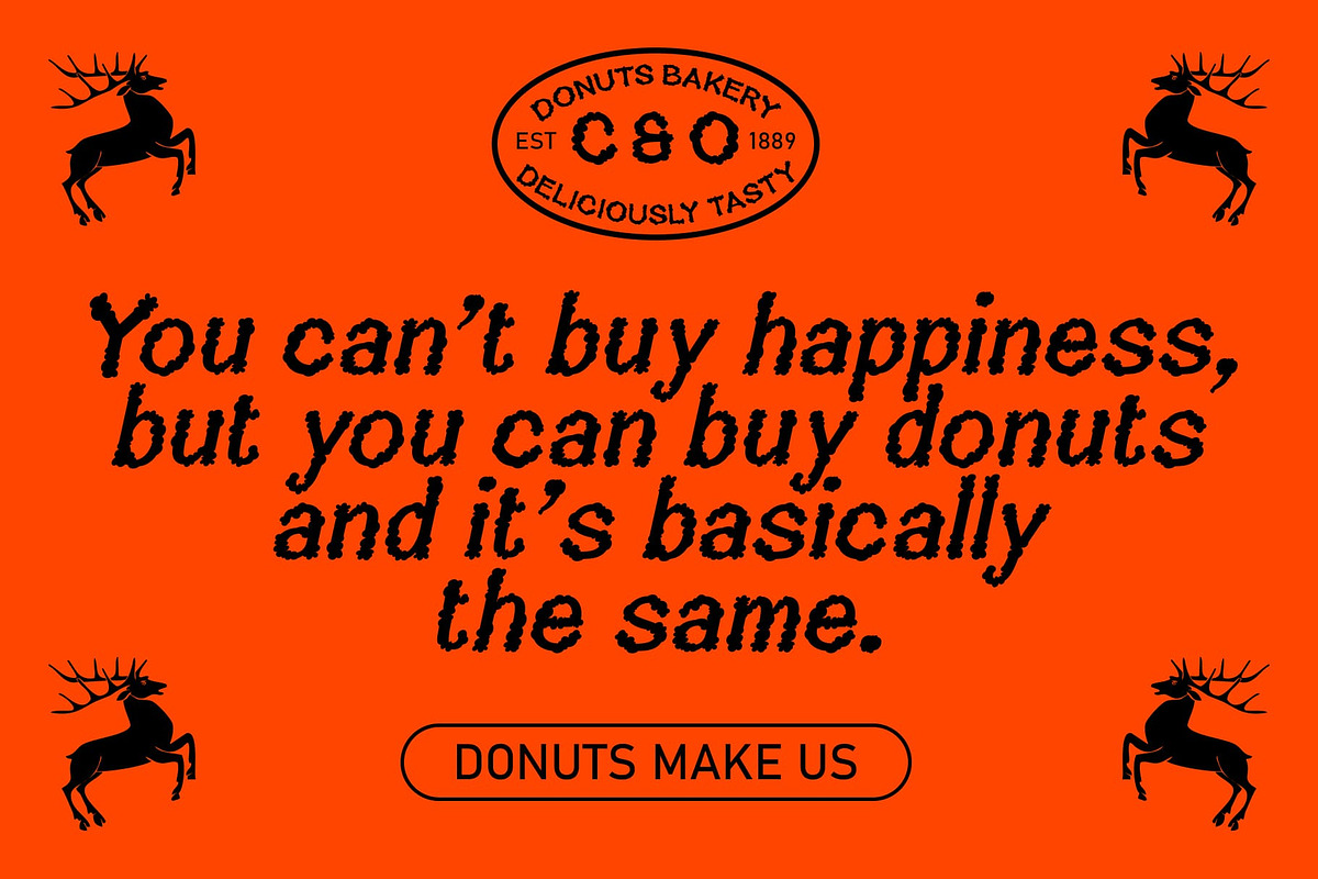 Cavella – Display Font, a Sans Serif Font by Craft Supply Co. (Photo 7 of 8)