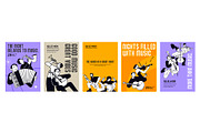 Music poster templates, a Person Illustration by PureSolution (Thumbnail 2 of 6)