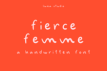 Fierce Femme | Handwritten Font