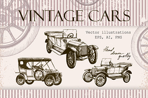 Vantage Cars illustrations