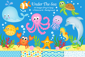 Under The Sea Clipart & Paper