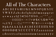 CS Romina Drawn, a Serif Font by Craft Supply Co. (Thumbnail 8 of 8)