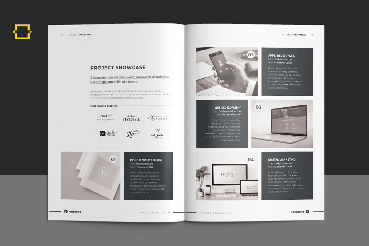 Business Proposal, a Brochure Template by DesignJanala (Photo 5 of 9)