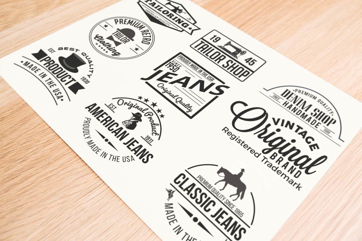 9 Retro Labels, a Branding & Logo Template by Arys Design (Photo 3 of 4)
