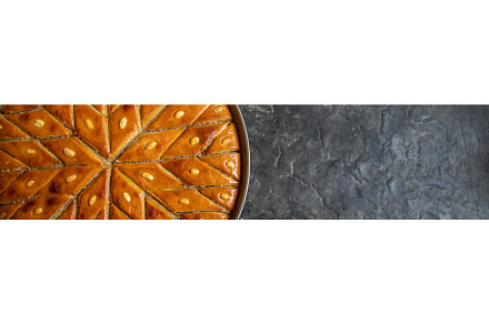 Oriental sweet baklava with nuts, a Food & Drink Photo by yanadjana