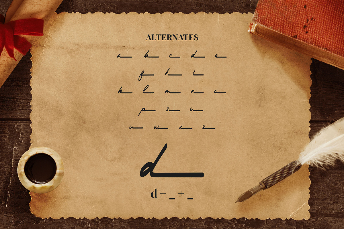 The Dear - Signature Classic Font, a Script Font by Almarkhatype (Photo 9 of 10)