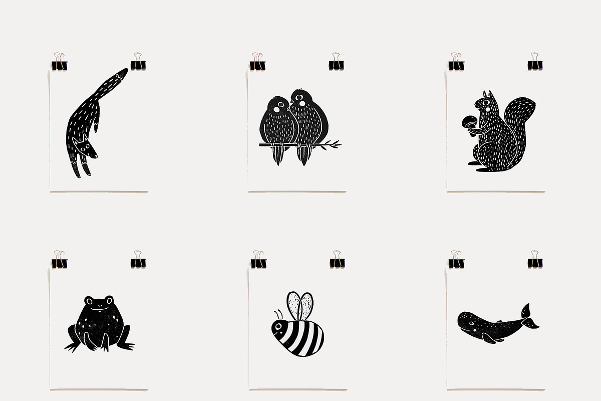 Cute animals part V, an Animal Illustration by Mii Lab (Photo 6 of 10)