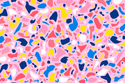 Pink Terrazzo Seamless Pattern, a Pattern Graphic by Krolja (Thumbnail 4 of 5)