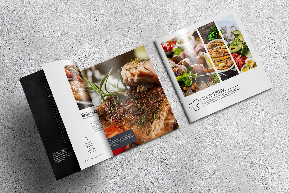 Recipe Cook Book Template, a Brochure Template by Machel Design (Photo 6 of 10)