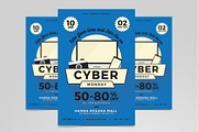 Cyber Monday Flyer, a Flyer Template by Tokosatsu (Thumbnail 2 of 3)