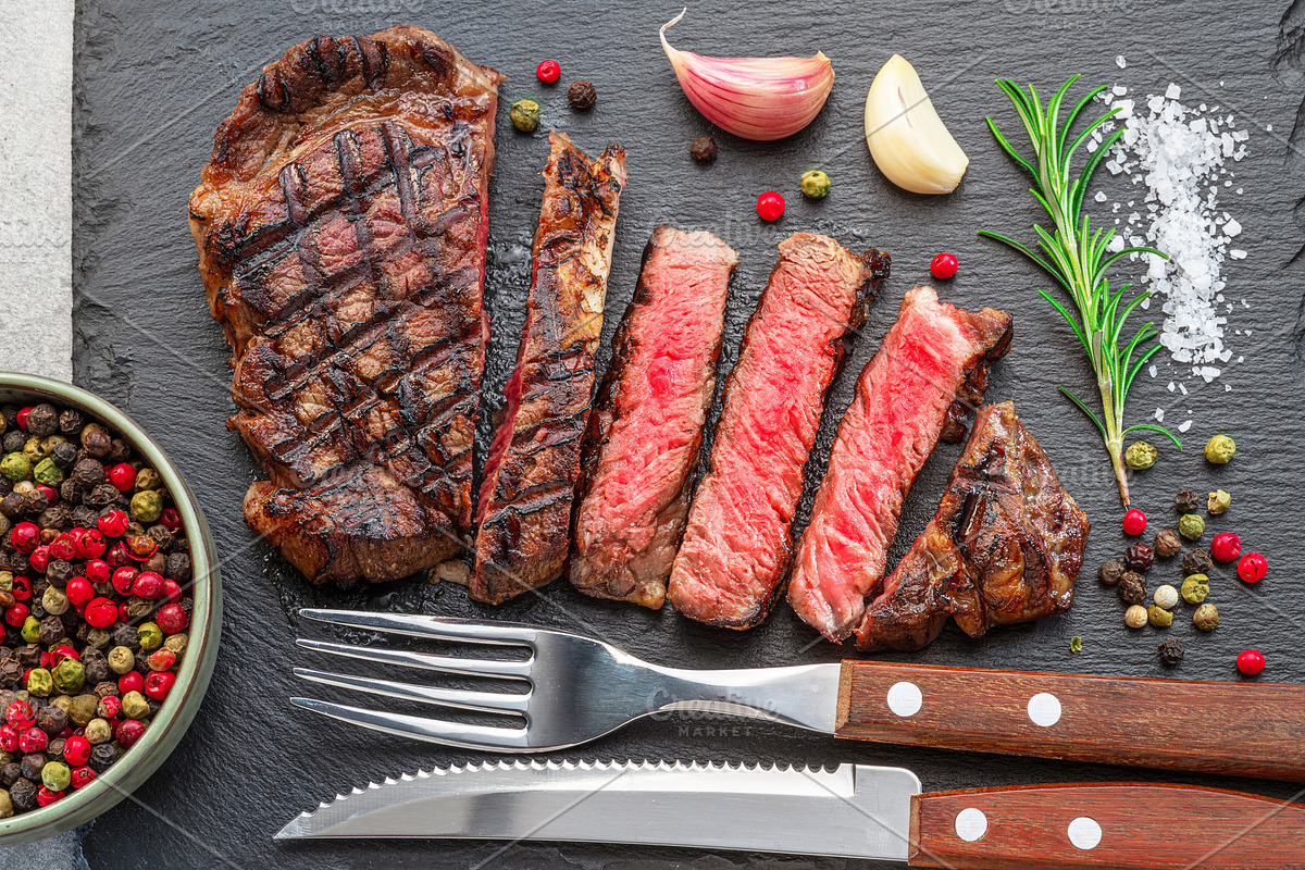 Grilled delicious ribeye steak, a Food & Drink Photo by Volff (Photo 2 of 2)