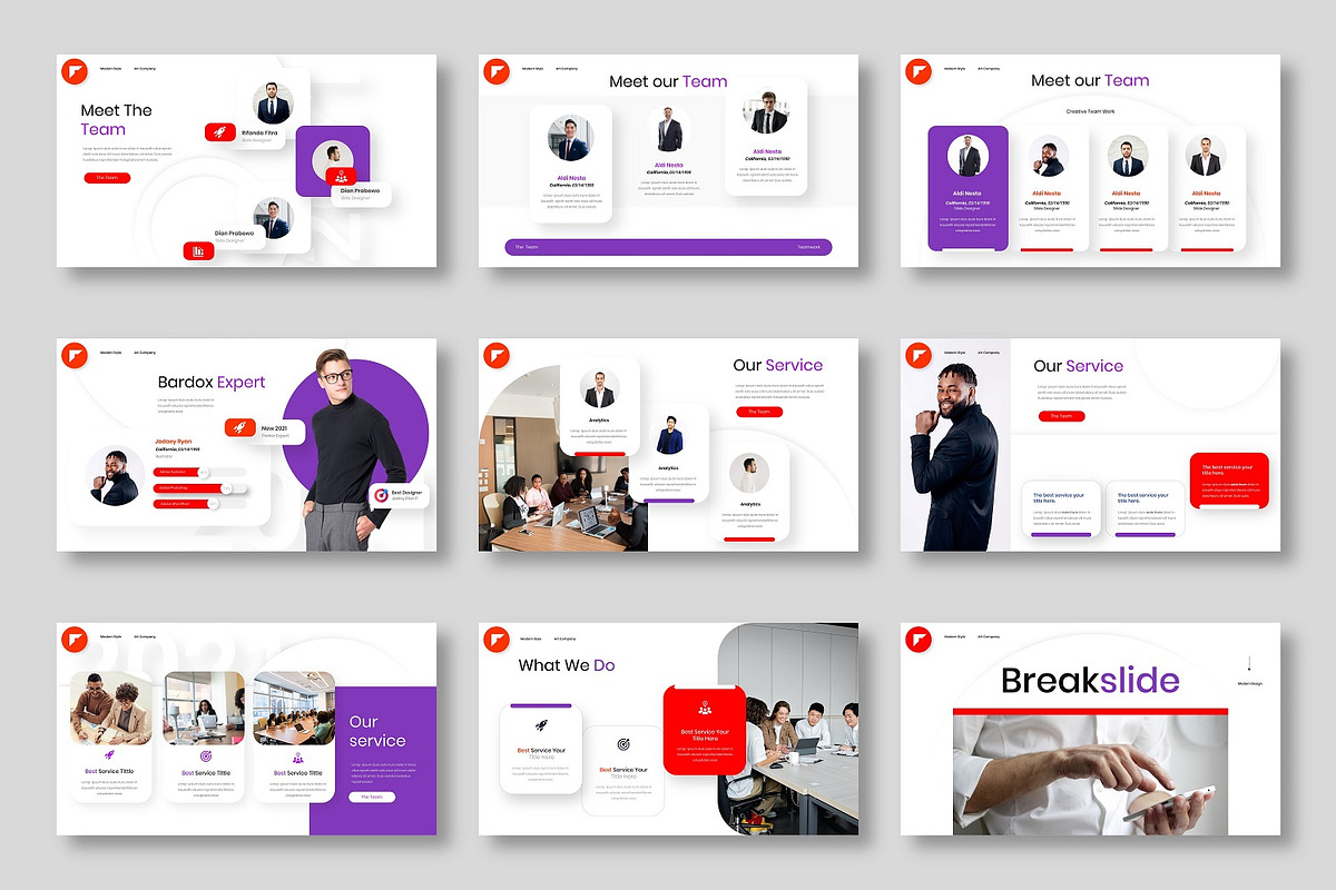 Bardox – Business PowerPoint Templat, a Presentation Template by Dens Creative Studio (Photo 3 of 6)