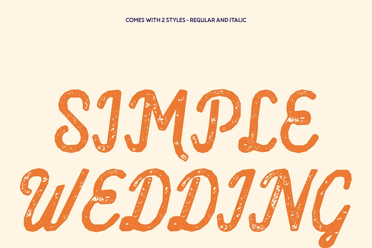 CS Alicent Stamp, a Script Font by Craft Supply Co. (Photo 4 of 8)