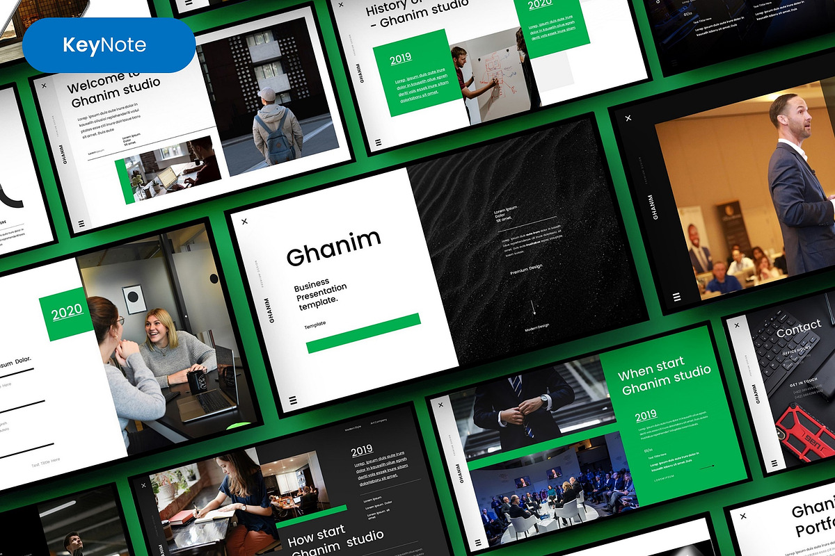 Ghanim – Business Keynote Template, a Presentation Template by Dens Creative Studio (Photo 1 of 6)