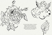 New Perennial Garden Wedding, a Decorative Illustration by divanovskaya_nv (Thumbnail 2 of 27)