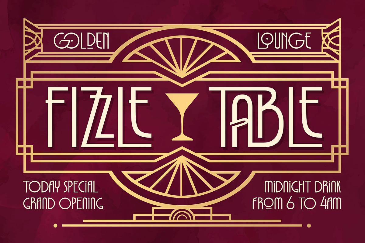 Decofun Typeface, a Sans Serif Font by alit design (Photo 9 of 15)