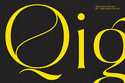 Qignals Modern Serif Font, a Serif Font by timelesstype.co (Thumbnail 10 of 20)