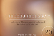 Mocha Mousse gradient collection, a Background Graphic by LogvinArt (Thumbnail 1 of 7)