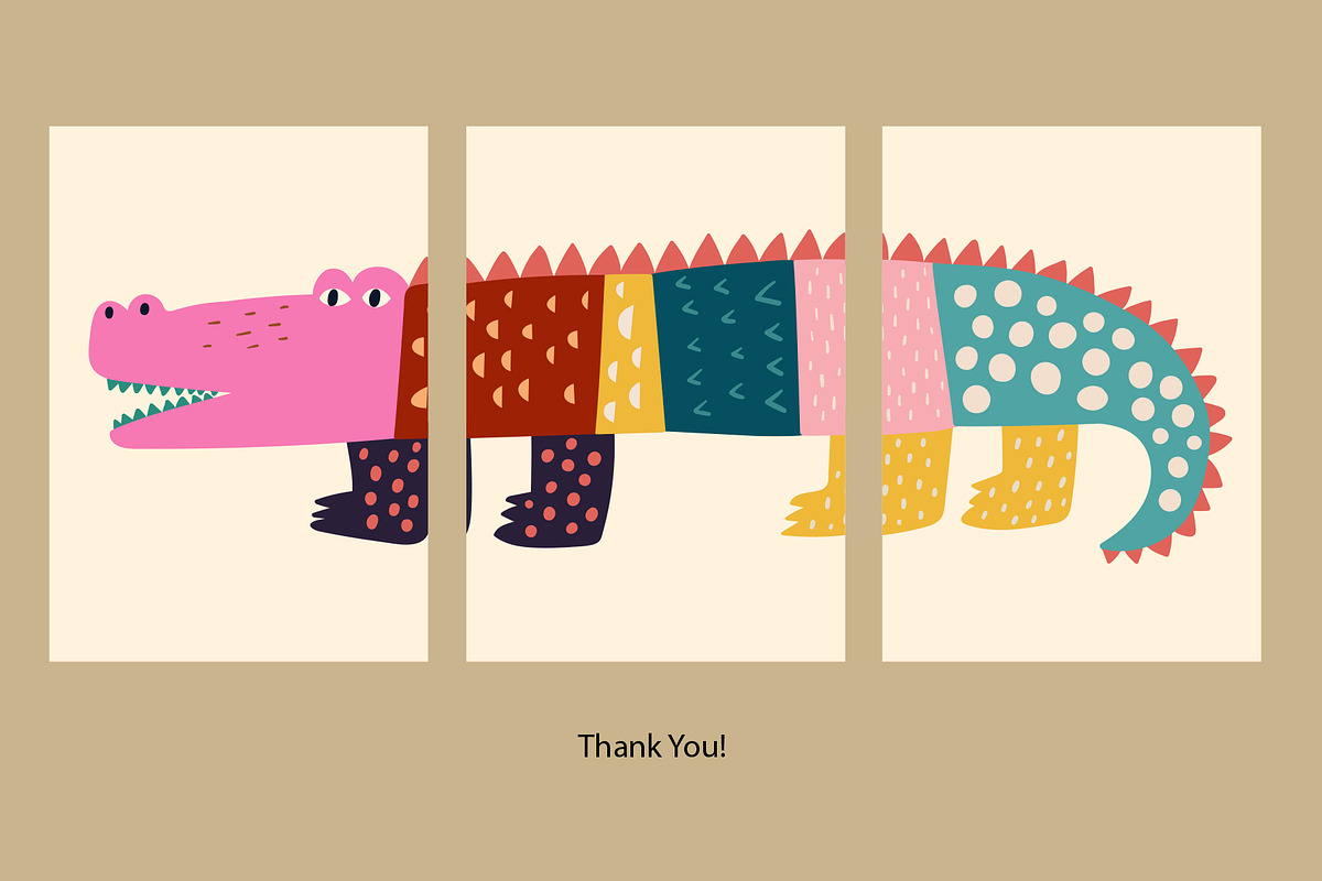 Cute baby crocodiles illustrations, an Animal Illustration by MoleskoStudio (Photo 23 of 23)