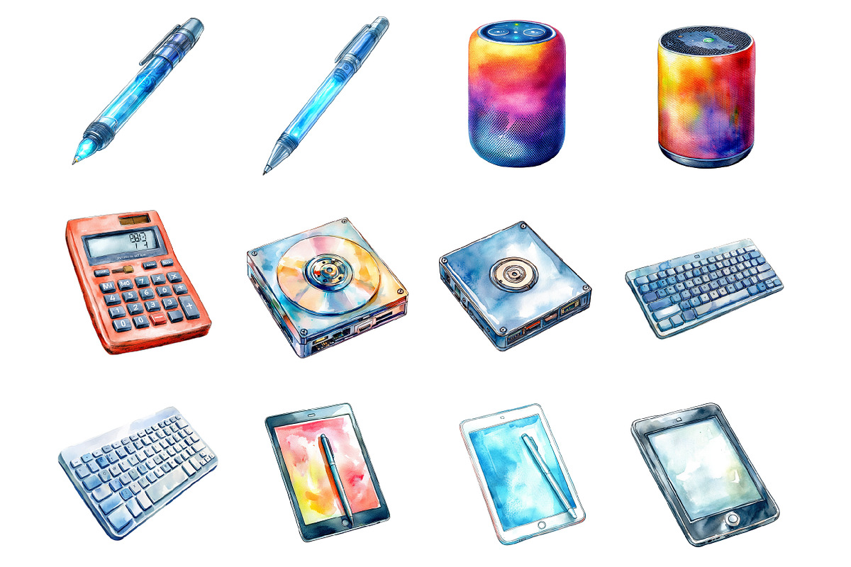 Gadgets Clipart, an Illustration by Design Market (Photo 4 of 4)