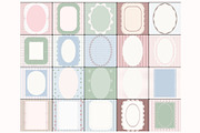 Pastel Aesthetic FRAMES PNG, a Background Graphic by NatalieArtsDenysenko (Thumbnail 3 of 7)