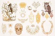 Mystic Autumn Halloween Ornaments, an Object Graphic by Christine Krahl (Thumbnail 4 of 8)