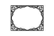 Vintage Scroll Corner Frame Bundle, an Illustration by Gfx_Store (Thumbnail 42 of 48)
