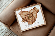 Family Hands with Wedding Rings, a Person Illustration by EkaterinaViArt (Thumbnail 2 of 5)