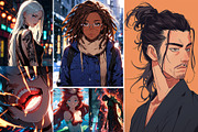 19 Anime Character Art Pack, an Arts & Entertainment Photo by Hamza067 (Thumbnail 2 of 5)