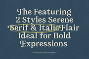 Nova Agency - Bold Retro Serif, a Serif Font by Bale Type (Thumbnail 7 of 9)