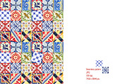 Watercolor tile patterns, a Decorative Illustration by WatercolorArt (Thumbnail 4 of 6)