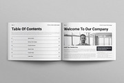 Business Company Profile Landscape, a Brochure Template by E-Type (Thumbnail 2 of 8)