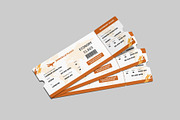 Ticket Mockup, a Product Mockup by graphictime (Thumbnail 10 of 12)