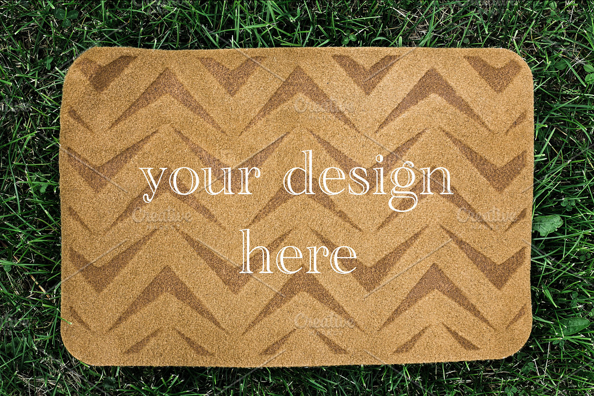 Fresh mockup doormat, a Household Mockup by VetalStock (Photo 1 of 2)