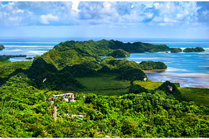 Lush Tropical Landscape of Airai, a Nature Photo by Leonid Andronov