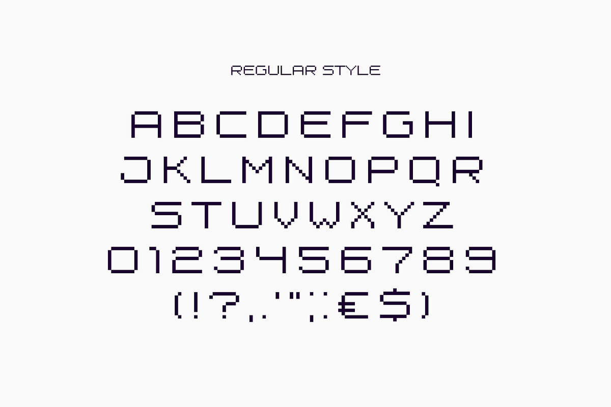Neo Pixel pixel hologram glitch font, a Symbol Font by kaer_shop (Photo 9 of 9)