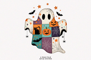 Patchwork Ghost Png Patchwork PNG, an Illustration by SinaCreation