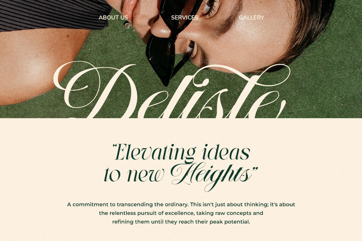 LT The Heistha Editorial - Font Duo, a Script Font by Luminotype (Photo 6 of 17)