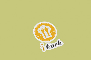 I Cook Logo Template