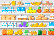 Supermarket interior, a Graphic by Volyk (Thumbnail 1 of 2)