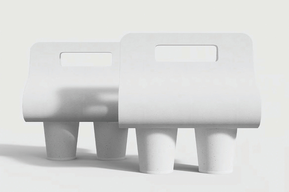 Coffee Cups with Holder Mockup, a Cups & Container Mockup by skybluecreative (Photo 2 of 3)