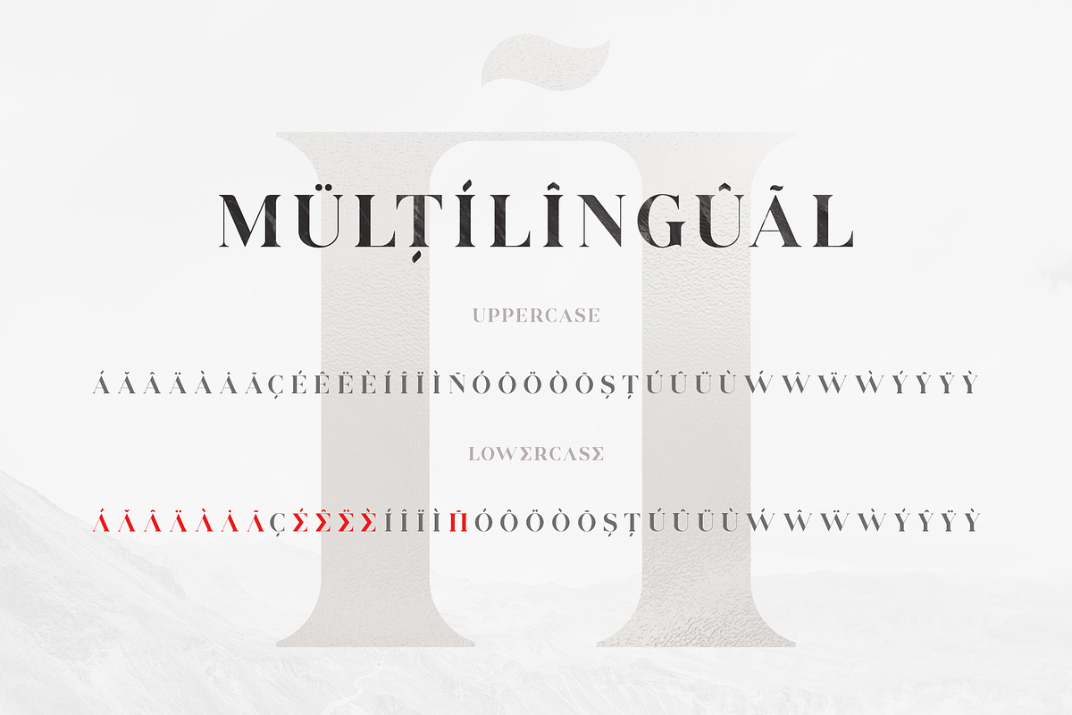 Commodus - All Caps Serif Typeface preview 6