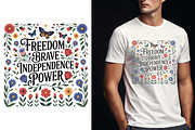 Freedom Brave Independence Power, a Seasonal Illustration by Unique Design Team (Thumbnail 4 of 4)
